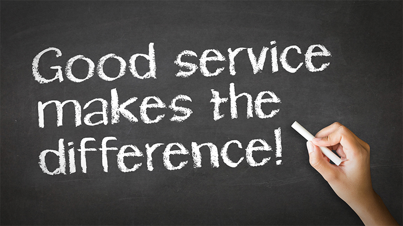 Good service makes the difference